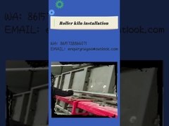 Instalação de fornos de rolos