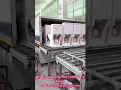 Forno de túnel de carregamento personalizado totalmente automático para disparo contínuo