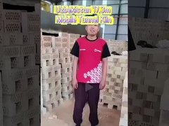 Forno de túnel móvel do Uzbequistão