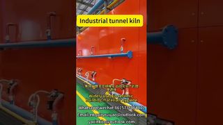 Forno túnel de alta temperatura #kilnmanufacturer #tunnelkiln #brickfactory#madeinchina #kilnfired