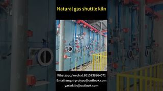 Forno de transporte a gás natural #kilnmanufacturer #tunnelkiln #brickfactory#ceramics #gaskiln